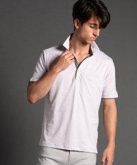 NICOLE CLUB FOR MEN/【22年モデル WEB限定再販売】迷彩ジャカード半袖スキッパーポロシャツ/504622234