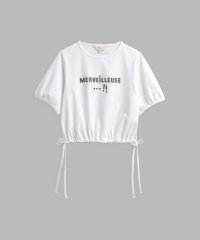 To b. by agnes b. OUTLET/【Outlet】WT13 TS メルヴェイユーズサイドリボンTシャツ/504702963