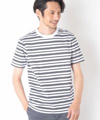 CROWDED CLOSET/シルケット天竺ボーダーTシャツ/504767848