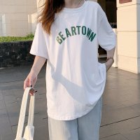 miniministore/半袖Tシャツ レディース 韓国 英字ロゴ/504767883