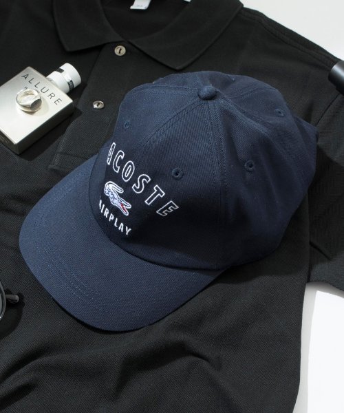 LACOSTE】ラコステ フロント ロゴ キャップ Fairplay CAP(504768100) | ラコステ(LACOSTE) - d  fashion