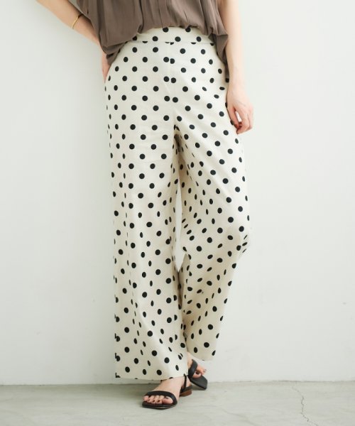 セール 10%OFF】レーヨン麻ドットイージーパンツ(504604665) | ルクールブラン(le.coeur blanc) - d fashion セール 10%OFF】レーヨン麻ドットイージーパンツ(504604665) | ルクールブラン(le.coeur blanc) - d fashion
