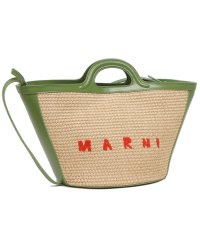 MARNI/マルニ ハンドバッグ ショルダーバッグ トロピカリア Sサイズ かごバッグ ベージュ グリーン レディース MARNI BMMP0068Q0 P3860 Z3O/504769187