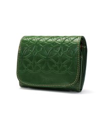 Dakota/ダコタ Dakota ダコタ 財布 Dakota リリーヴォ 二つ折り財布 二つ折り 小銭入れ コンパクト 2つ折り 本革 革 牛革 牛本革 花柄 七宝文様 ブ/504770295