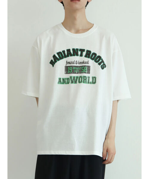 美品☆クレッシェントデュオの半袖Tシャツ 楽天市場】Tシャツ メンズ プレイハンド 箔プリント 半袖T