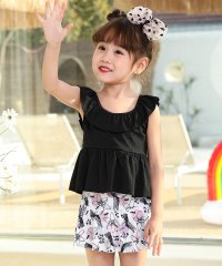 TeddyShop/テディショップ Teddyshop キッズ水着 バッククロスフリルフレアスカートビキニ 上下2点セット【返品不可商品】/504772773