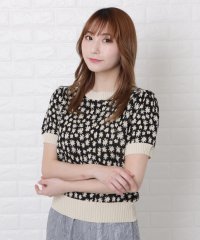 Lace Ladies/レースレディース Lace Ladies 小花柄ボリューム袖プルオーバー/504775114