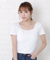 Lace Ladies/スクエアネック半袖Tシャツトップス/504775137