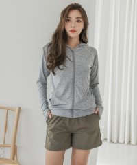 Lace Ladies/ラッシュガードフードパーカー＆ショートパンツビキニセット水着4点セット/504775153