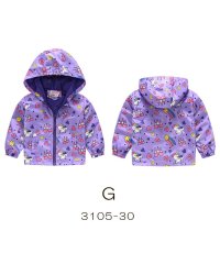 CLARAH　kids/キッズ ウインドブレーカー 女の子 ユニコーン 花柄 ハート ねこ フード付き アウター 羽織り 子供服 /504775543