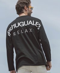 1PIU1UGUALE3 RELAX/1PIU1UGUALE3 RELAX(ウノピゥウノウグァーレトレ)バックロゴプリント長袖Tシャツ/504775495