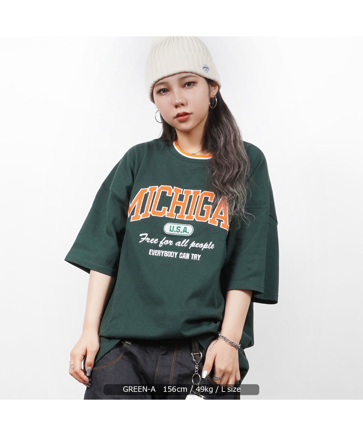 ワンフォークロージング 1111clothing オーバーサイズ tシャツ