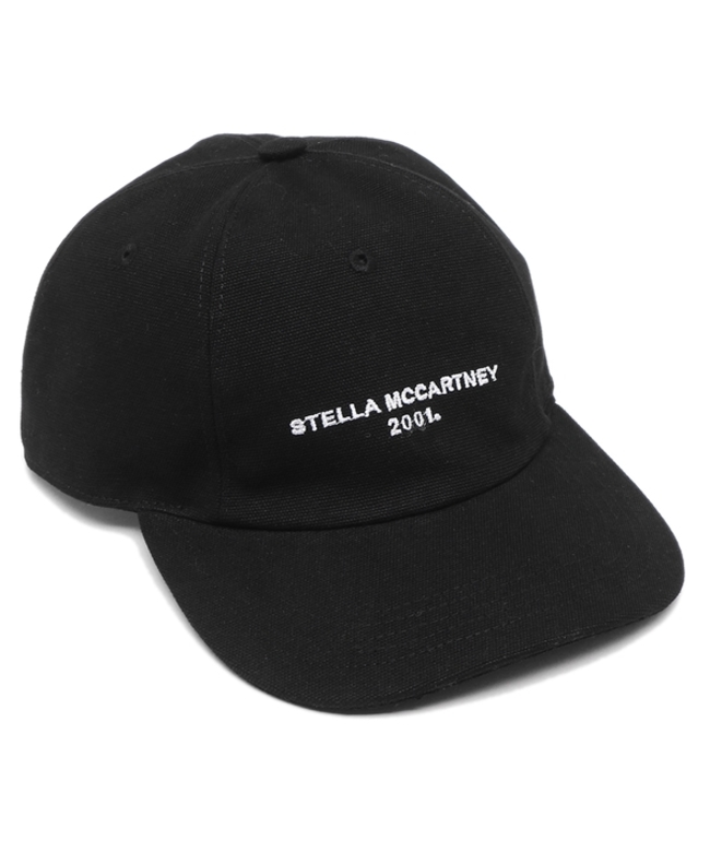【セール】ステラマッカートニー 帽子 キャップ ロゴ ブラック 