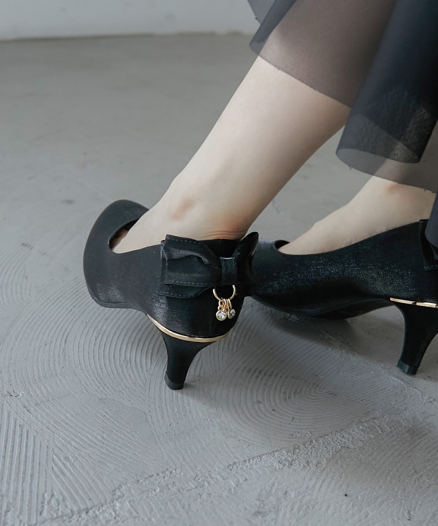 バックリボン パンプスの人気商品・通販・価格比較 - 価格.com