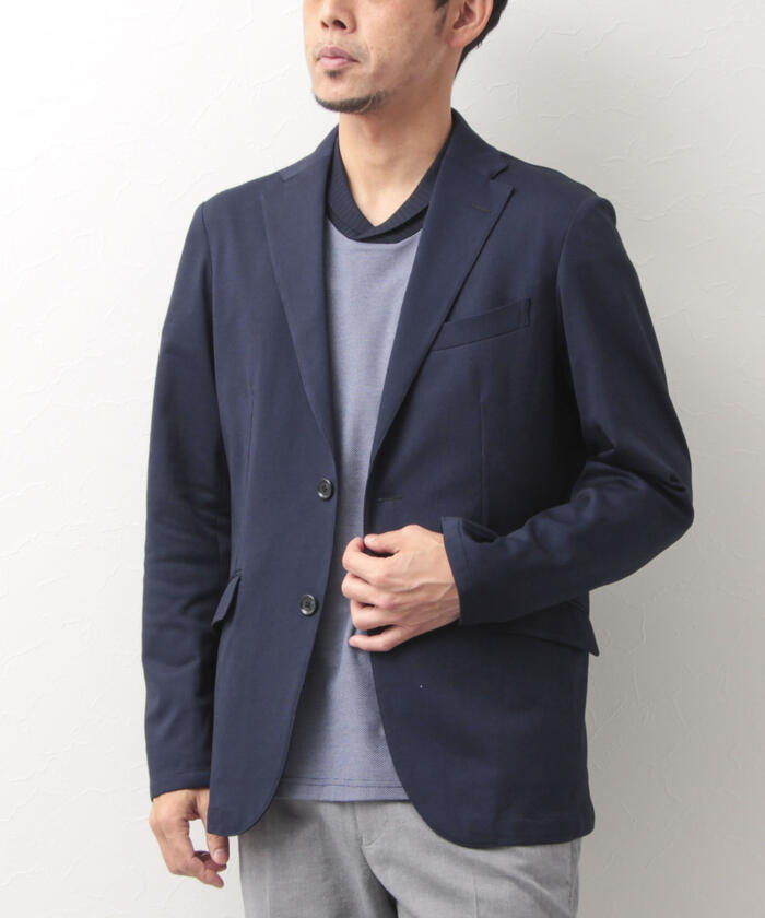 美品 ERMANNO SCERVINO デザインジップアップニット ジャケット