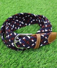 TopIsm/トップイズム TopIsm ゴルフウェア メンズ ベルト ゴルフベルト ゴム メッシュベルト 編み込み 編みこみ 紳士用 男性用 ストレッチ 伸びる 伸縮 フリ/504779796