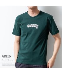  GENELESS/tシャツ メンズ 半袖 綿100 半袖tシャツ フロントプリント Uネック クルーネック Tシャツ/504779908