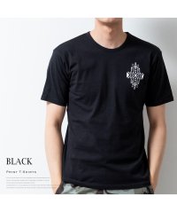  GENELESS/tシャツ メンズ 半袖 夏 綿100 半袖tシャツ Uネック クルーネック オルテガ プリント Tシャツ/504781004