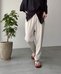 CANAL JEAN/harmonie －OrganicCotton－(アルモニ オーガニックコットン）天竺9分丈リラックスパンツ/504781007