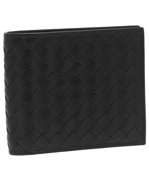 ボッテガヴェネタ メンズ 二つ折り財布 Bottega Veneta V4651 1000 ブラック ボッテガ ヴェネタ Bottega Veneta D Fashion