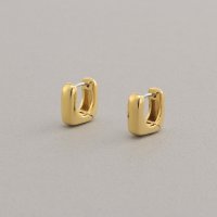PLUS VENDOME/プラスヴァンドーム Plus Vendome エシカル スクエア シルバーキャッチレス ピアス/504777885