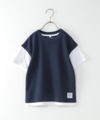 ikka kids/【キッズ】鹿の子フェイクベストレイヤーTシャツ（120〜160cm）/504693514