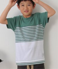ikka kids/【キッズ】ボーダー切り替えフェイクTシャツ（120〜160cm）/504693515