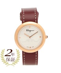 FERRAGAMO/フェラガモ 時計 レディース シック クォーツ ホワイト レッド FERRAGAMO SFMF00221 レザー/504784451