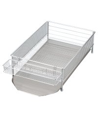 la base/ ラバーゼ la base 水切りかご 大 横置タイプ 3点セット 水切りラック ステンレス 有元葉子 DISH RACK DLM－8563/504786001