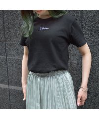 &soiree/レタリングロゴ刺繍Tシャツ/504786636