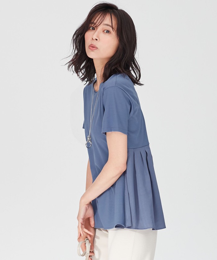 セール 30%OFF】【洗える】アルビニスタスムース フレア カットソー