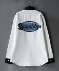 SITRY/【SITRY】Back stitch Regular collar shirt/バックステッチ レギュラーカラーシャツ メンズ シャツ 刺繍/504745363