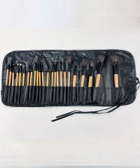 shoppinggo/ショッピングゴー shoppinggo メイクブラシセット24本入り 収納ポーチ付き 化粧ブラシセット ポーチ付き メイク道具 アイメイク メイクセット【返品不/504794143