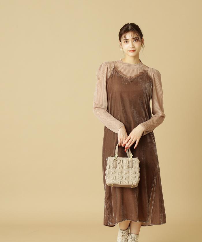 セール 60%OFF】シアートップスキャミワンピースセット
