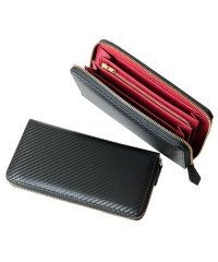 DIABLO/ディアブロ DIABLO 長財布 メンズ レザー 革 カーボン 大容量 ラウンドファスナー 小銭入れ おすすめ 高級感 撥水 ファスナー Merge DIABL/504796457