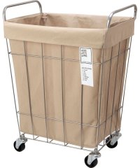 BRID/WIRE ARTS & PRO LAUNDRY SQUARE BASKET with CASTER 45L/503357333