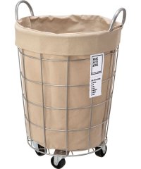 BRID/WIRE ARTS & PRO LAUNDRY ROUND BASKET with CASTER 33L/503357335