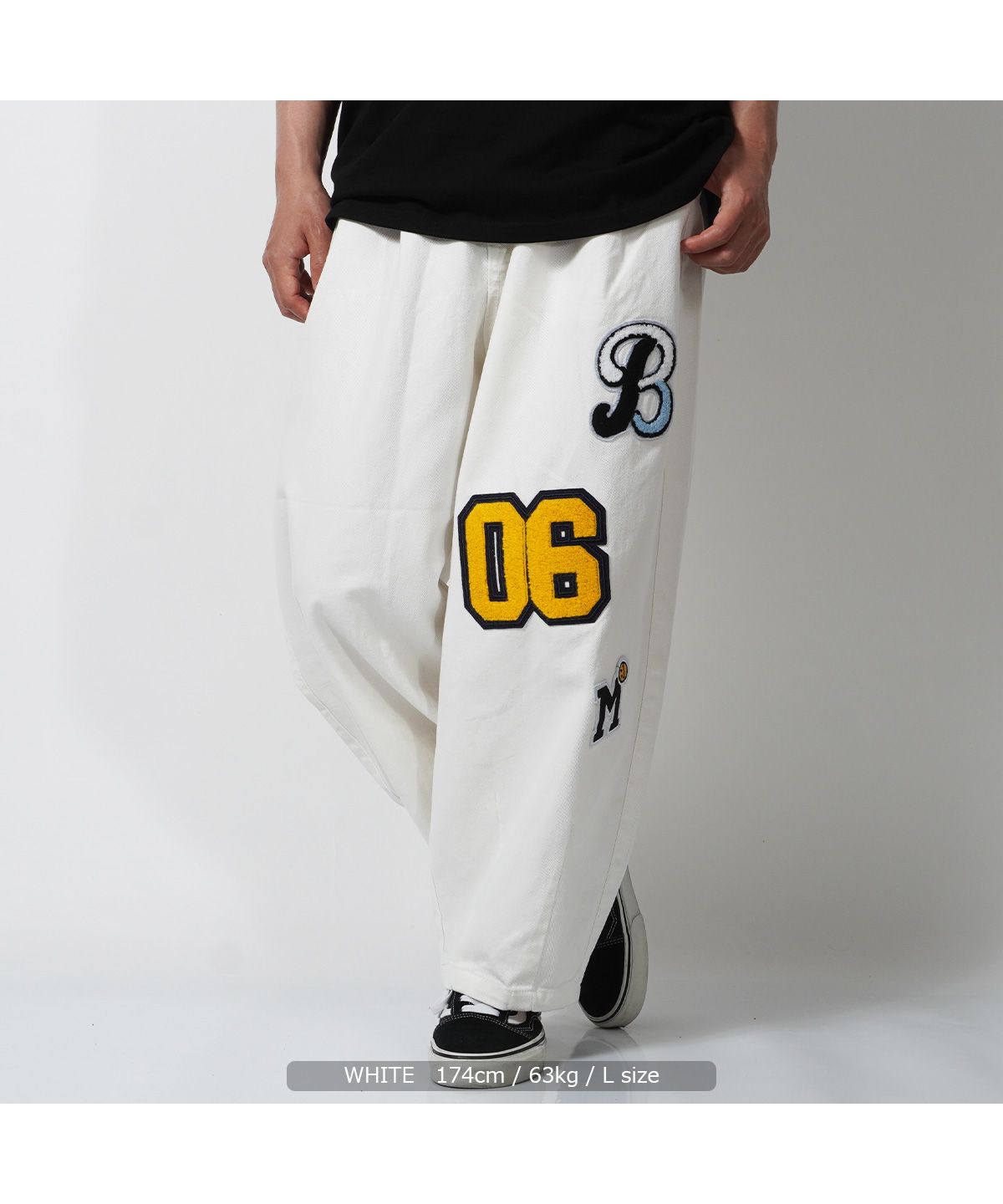 ワンフォークロージング 1111clothing ワイドパンツ メンズ ワンフォークロージング 1111clothing ワイドパンツ メンズ