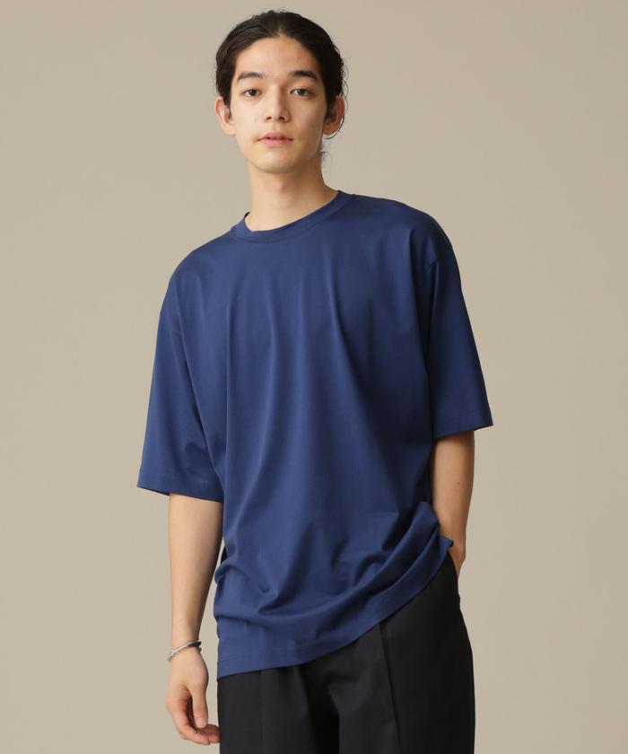セール 50%OFF】LB.03/超長綿シルケットクルーネックTシャツ(504719519