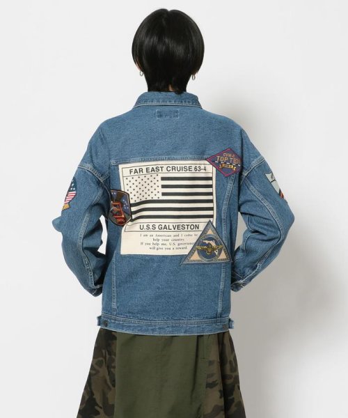セール】トップガン デニムジャケット タイプブルー/ TOP GUN DENIM 