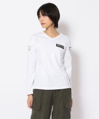 AVIREX/Vネックファテーグ ロングスリーブティーシャツ/  V－NECK FATIGUE T－SHIRT/504803190