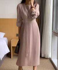 TeddyShop/テディショップ Teddyshop レディース ウエスト切り替えプリーツリボンワンピース/504804937