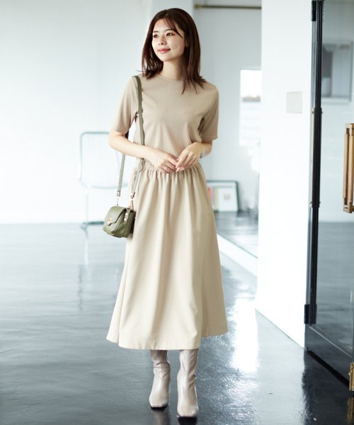 セール60 Off Lb 04 リブカットドッキングワンピース ナノ ユニバース Nano Universe D Fashion