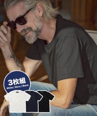 【直営店・WEB限定】AKM Contemporary(エイケイエムコンテンポラリー)3枚セット 袖刺繍半袖Tシャツ