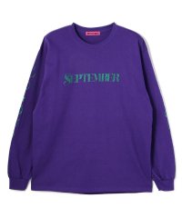 BEAVER/SEPTEMBER/セプテンバー/SEPTEMBER LONG TEE/ロゴロングスリーブTシャツ/504809737