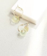 ROPE PICNIC PASSAGE/Recycle glass マルチウェイフープピアス/504812210