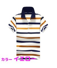 MOWMOW FASHION/ポロシャツ メンズ 半袖 ゴルフウェア POLO ボーダー 鹿の子 綿 夏物 春物 涼しい スポーツ イケおじ 襟付き 父の日 プレゼント/504813305