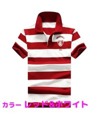 MOWMOW FASHION/ポロシャツ メンズ 半袖 ゴルフウェア POLO ボーダー 鹿の子 綿 夏物 春物 涼しい スポーツ イケおじ 襟付き 父の日 プレゼント/504813306