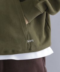 SHIPS MEN/【WEB限定】SHIPS: マイクロ SHIPS 刺繍 ロゴ 裏毛 スウェット プルオーバーパーカー/504814817