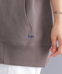 SHIPS MEN/【WEB限定】SHIPS: マイクロ SHIPS 刺繍 ロゴ 裏毛 スウェット ジップ パーカー/504814824